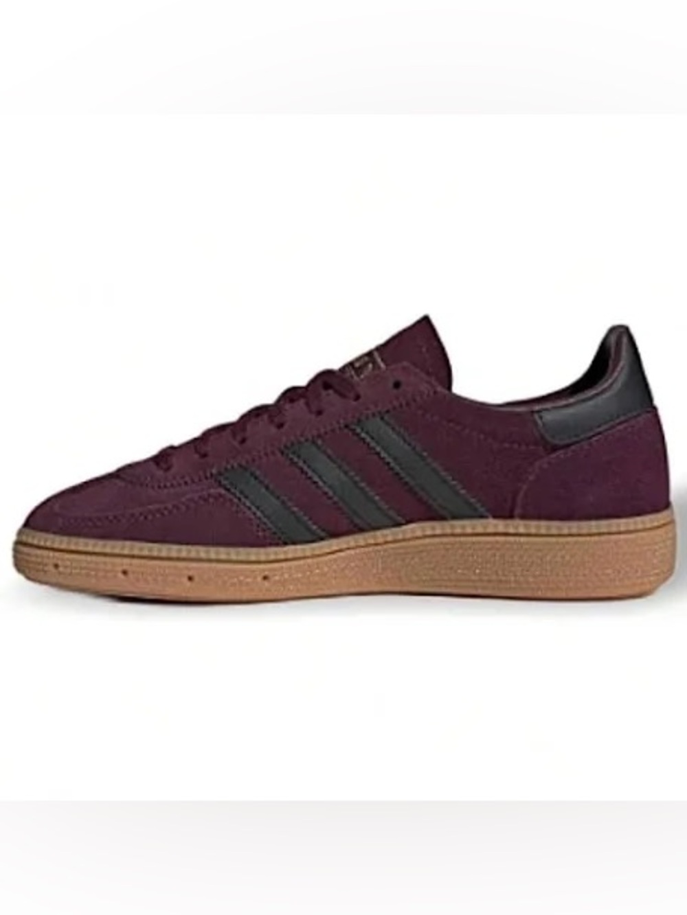 adidas Handball Spezial  Suede Sneakers - Burgundy with Gum Sole